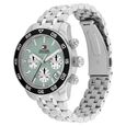 Tommy Hilfiger Quartz Chronograph Cyan Dial Silver Stainless Steel Strap Watch For Men - image number 1