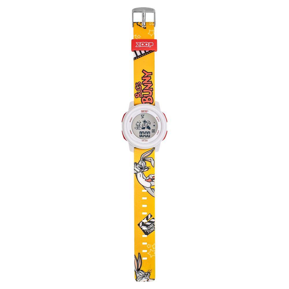 Buy Online Zoop Looney Tunes Digital Watch with Silver Case and