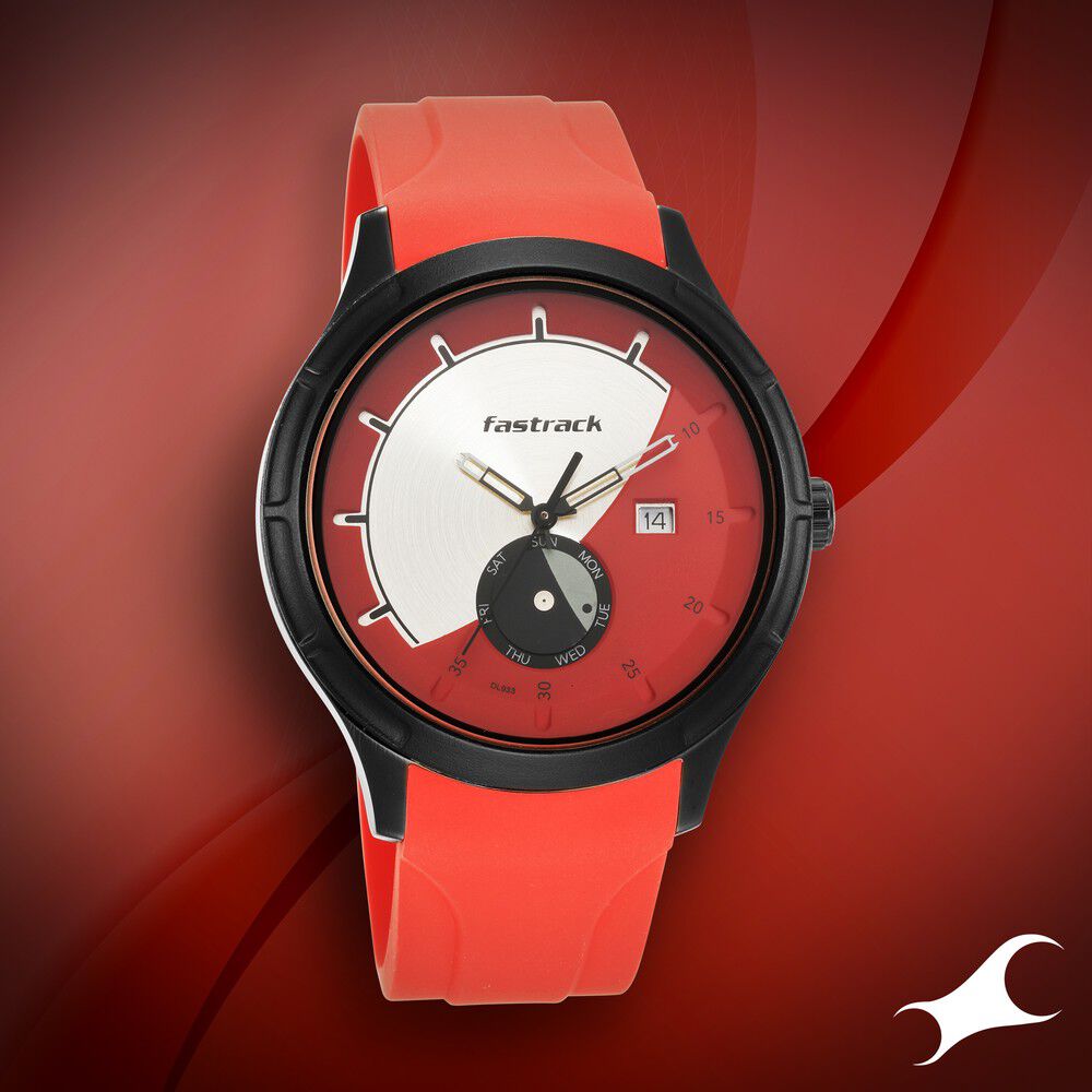Fastrack watch red colour sales