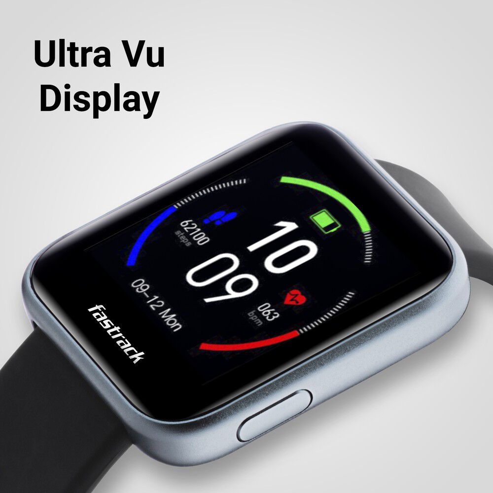 Buy Online Reflex Smart Watch with Silicone Black Strap with Ultra