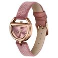 Poze By Sonata Quartz Analog Pink Dial Pink PU Leather Strap Watch For Women - image number 4