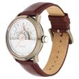 Titan Grandmaster White Dial Quartz Analog Leather Strap Watch for Men - image number 2