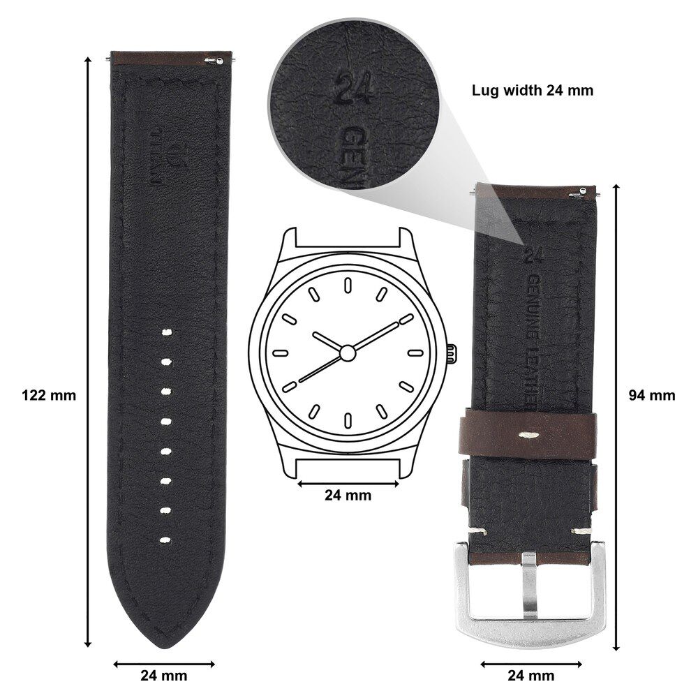 Titan 24mm cheap watch strap