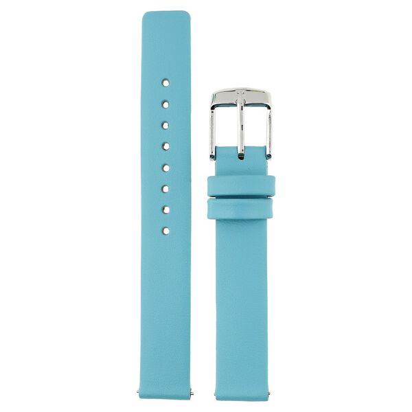 16 mm Blue Genuine Leather Strap for Women - image number 0