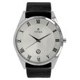 Titan Quartz Analog with Date Black Dial Stainless Steel Strap Watch for Men