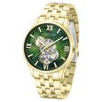 Kenneth Cole Automatic Automatic Green Dial Golden Stainless Steel Strap Watch For Men - image number 1