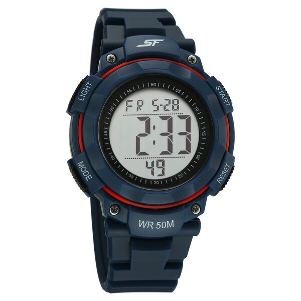 SF Digitals Digital Dial Blue Strap Watch For Men - image number 0