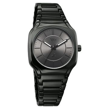Vyb Maverick By Fastrack Quartz Analog Grey Dial Metal Strap Watch For Guys