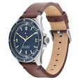 Tommy Hilfiger Quartz Analog Blue Dial Leather Strap Watch for Men - image number 1