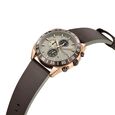 Kenneth Cole Quartz Chronograph Grey dial Leather Strap Watch for Men - image number 3