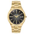 Sonata Festive Quartz Analog Black Dial Gold Metal Strap Watch For Men - image number 0