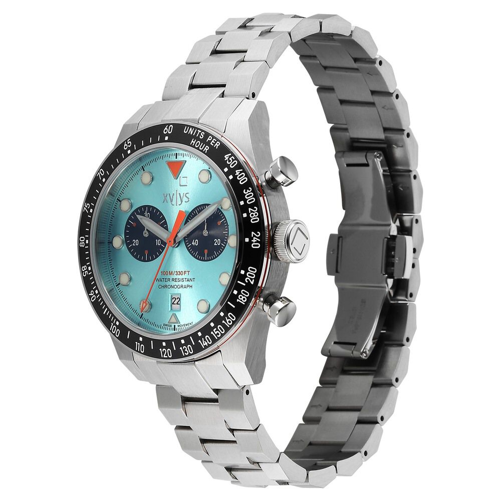Buy Online Xylys Aurelius Quartz Chronograph Ice Blue Dial T