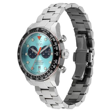 Xylys Aurelius Quartz Chronograph Ice Blue Dial T Stainless Steel Strap Watch For Men