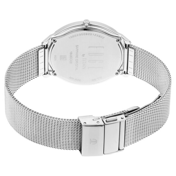 Titan Minimals Grey Dial Analog Stainless Steel Strap Watch for Men - image number 5