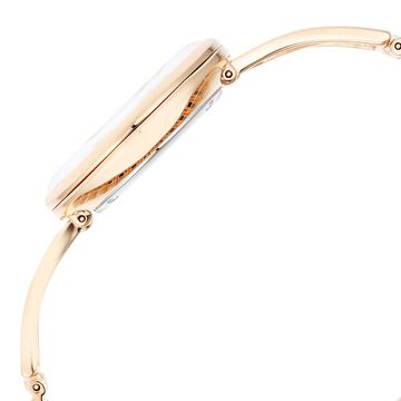 Titan Raga Power Pearls Quartz Analog Mother of Pearl Dial Rose Gold Metal Strap Oval Shaped Watch For Women