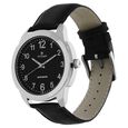 Titan Quartz Analog Black Dial Leather Strap Watch for Men - image number 1