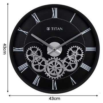 Titan Clocks - Gears of Time - Black