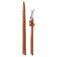 22 mm Tan Genuine Leather Strap for Men - image number 2
