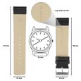 22 mm Brown Genuine Leather Straps for Men - image number 1