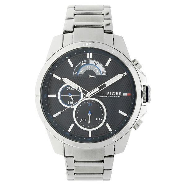 Tommy Hilfiger Quartz Multifunction Blue Dial Stainless Steel Strap Watch for Men - image number 0