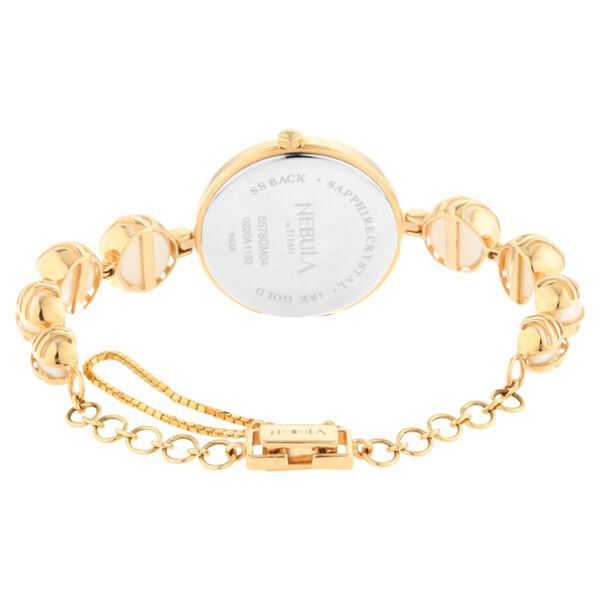 Titan Nebula Ashvi Quartz Analog 18 Karat Solid Gold Watch for Women - image number 4