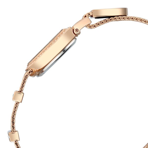 Titan Raga Unlocked Quartz Analog Mother Of Pearl Dial Rose Gold Stainless Steel Strap Watch For Women - image number 4