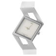 Fastrack Quartz Analog Silver Dial Leather Strap Watch for Girls - image number 0