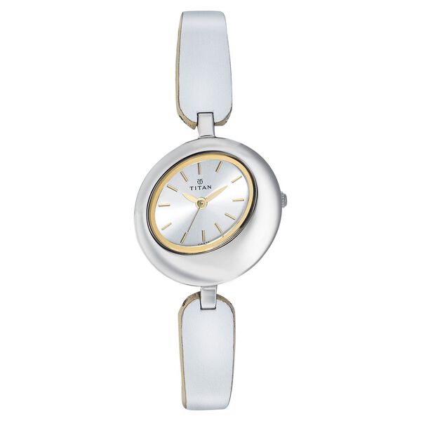 Titan Quartz Analog Silver Dial Watch for Women - image number 0