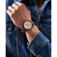 Fastrack Stunners X Quartz Analog Beige Dial Leather Strap Watch For Guys - image number 5