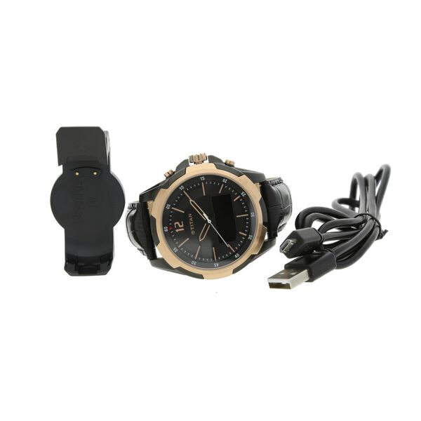 Titan Ana Digi Black Dial Stainless Steel Strap watch for Men - image number 4