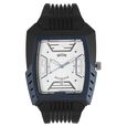 SF Quartz Analog Silver Dial Plastic Strap Watch for Men - image number 0