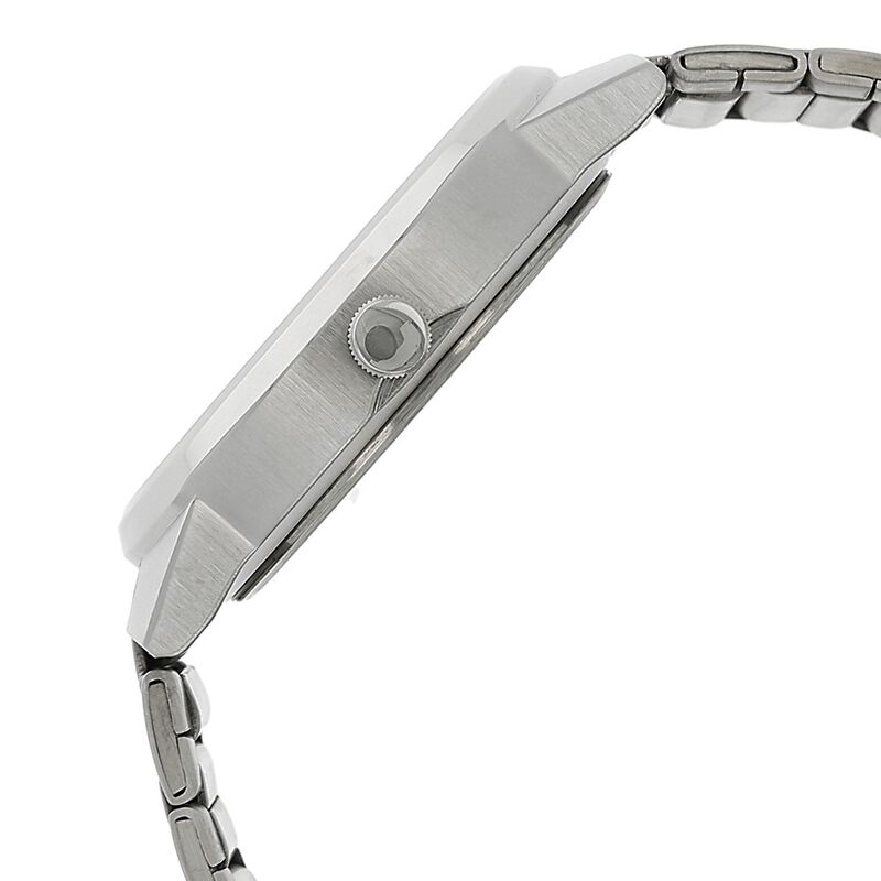 Sonata Quartz Analog Silver Dial Stainless Steel Strap Watch for Men - image number 2