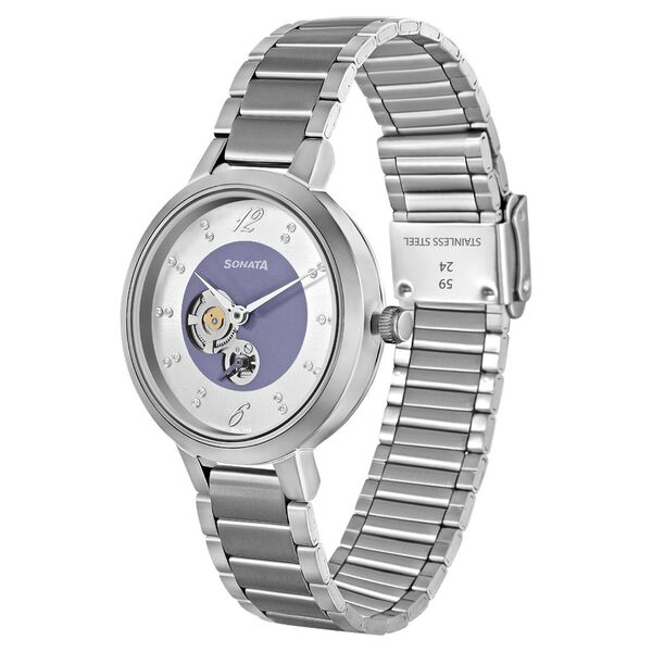 Sonata Unveil Quartz Multifunction Stainless Steel Strap Watch for Women - image number 1
