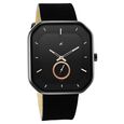 Fastrack After Dark Black Dial Black Leather Strap Watch for Guys - image number 1