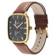 Titan Avant Garde Anthracite Dial Quartz Multifunction Leather Strap watch for Men - image number 3