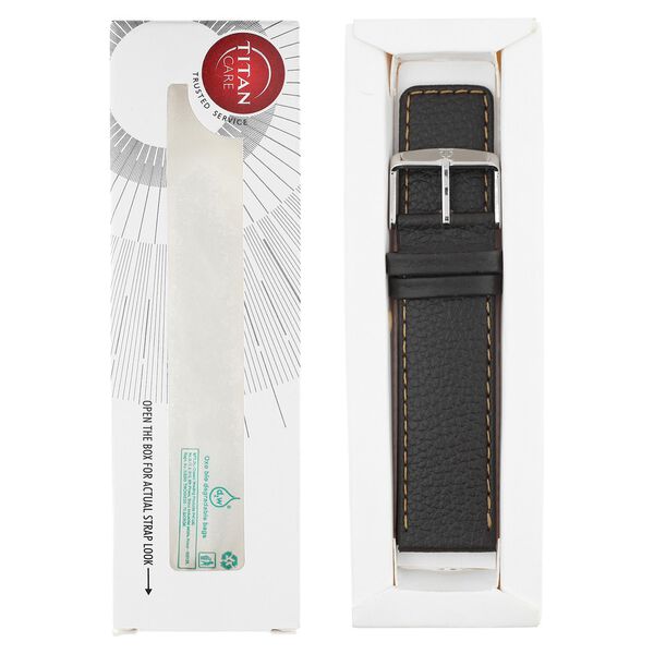 24 mm Brown Genuine Leather Straps for Men - image number 5