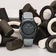 Poze By Sonata Quartz Analog Two Toned Dial Grey PU Leather Strap Watch For Men - image number 0