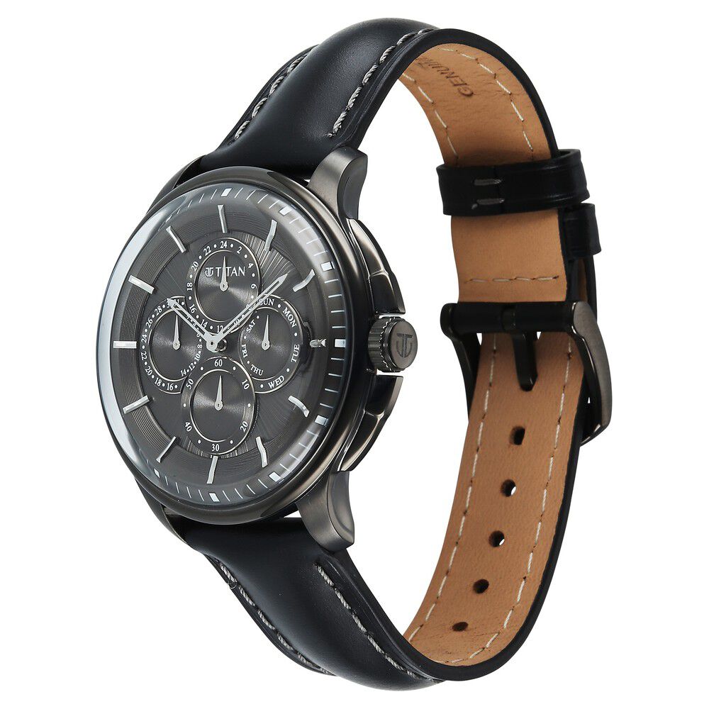 Buy Online Titan Classique Four Eye Multifunction Analog with