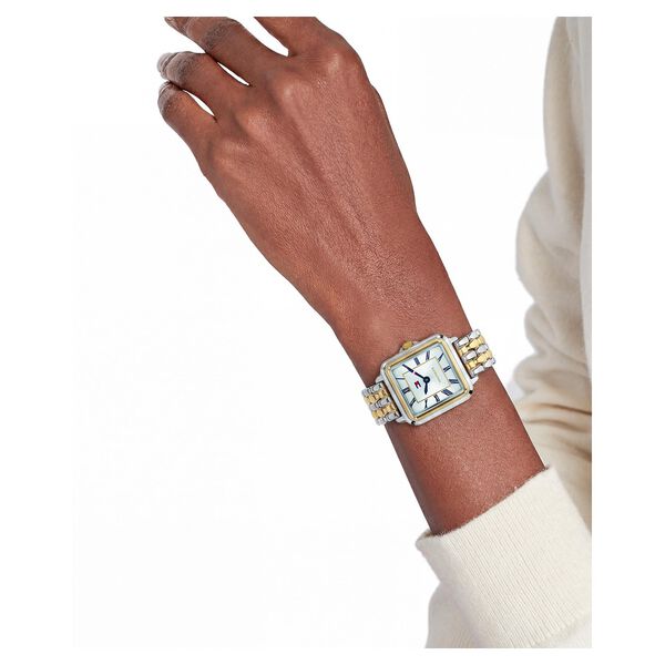 Tommy Hilfiger Quartz Analog Silver Dial Two Toned Stainless Steel Strap Watch For Women - image number 3