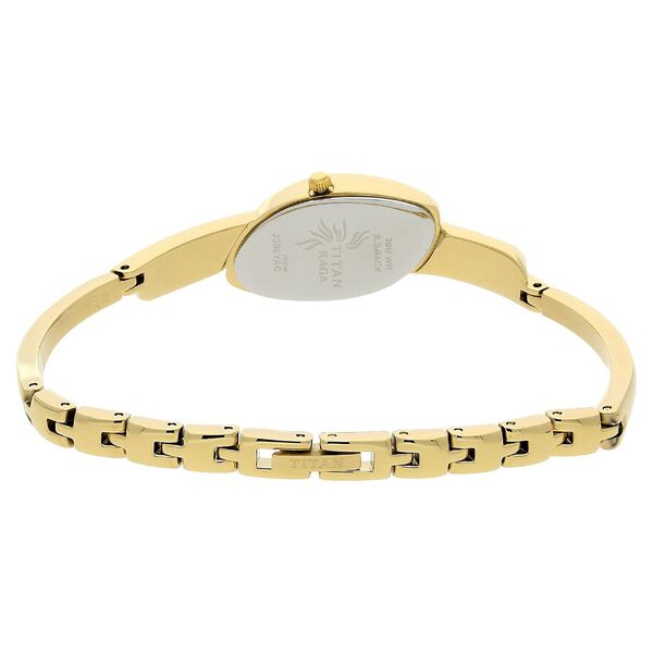 Titan Raga Champagne Dial Women Watch With Metal Strap - image number 3