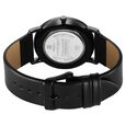 Sonata Sleek Quartz Analog Black Dial Black Leather Strap Watch For Men - image number 3