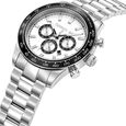 Cerruti 1881 Quartz Chronograph White Dial Stainless Steel Strap Watch for Men - image number 1