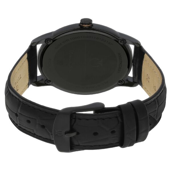 Titan Xerxes Desai Quartz Analog Black Dial Leather Strap Unisex Watch - image number 4