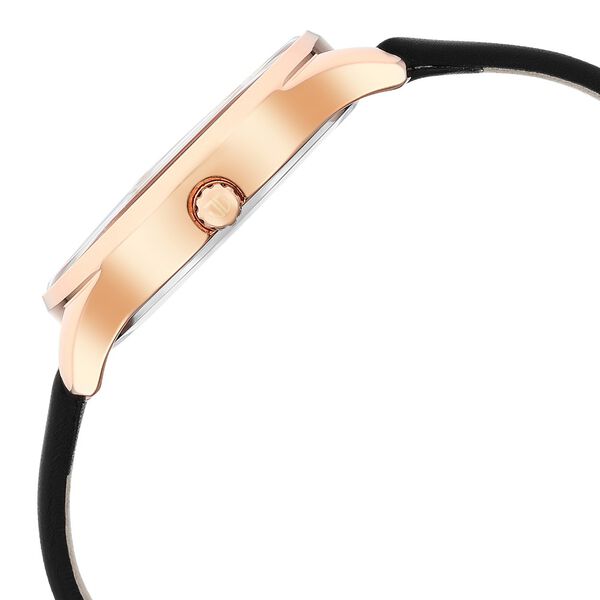 Titan Neo Workdays Black Dial Quartz Multifunction Leather Strap watch for Women - image number 3