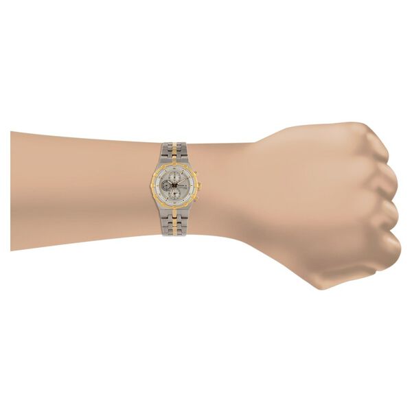 Titan Regalia White Dial Chronograph Metal Strap Watch for Men - image number 3