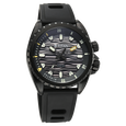 Titan Zero Hour Diver's 200m Analog with Black Dial Black FKM Strap Watch for Men - image number 1