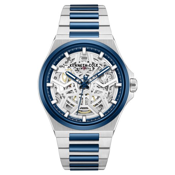 Kenneth Cole Automatic Silver Dial Two Toned Stainless Steel Strap Watch For Men - image number 0