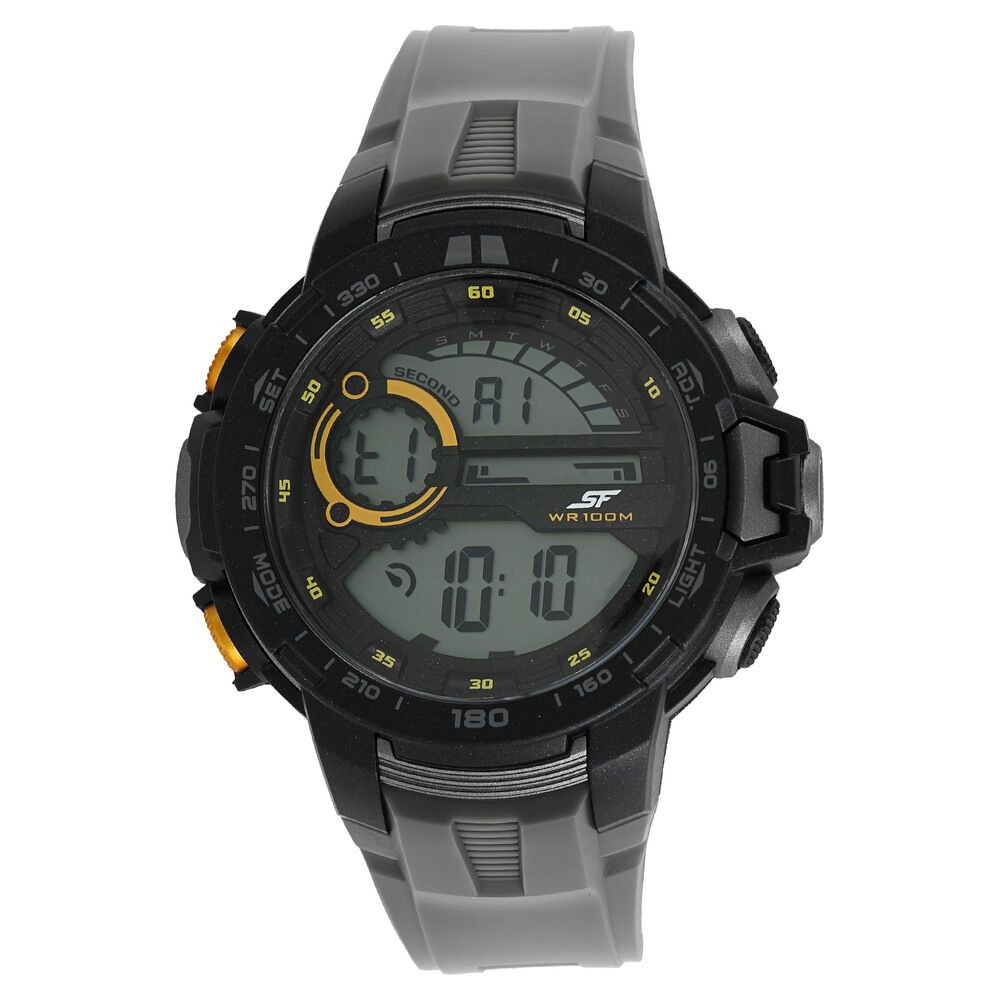 Sonata super fibre digital grey dial men's watch on sale