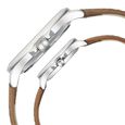 Titan Bandhan Quartz Analog with Date Green Dial Brown Leather Strap Watch For Couple - image number 3