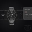 Titan Neo Black Dial Quartz Multifunction Stainless Steel Strap watch for Men - image number 2